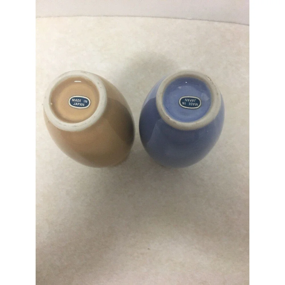 Vintage 2 Mini Decorative Vases Made In Japan 4 Inches